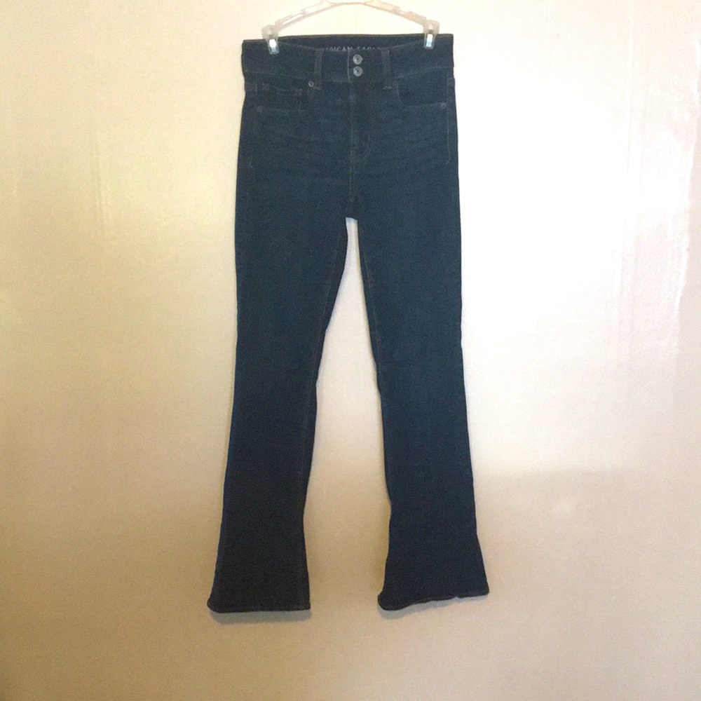 4 Short American Eagle Artist Flare Jeans